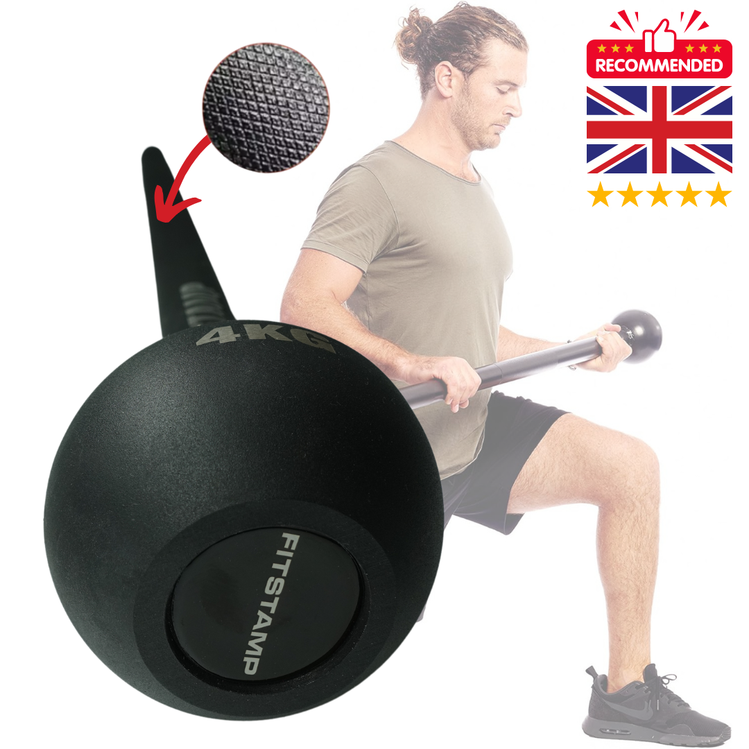 Steel Macebell – 2KG to 10KG | British-Designed Powder-Coated Strength Tool